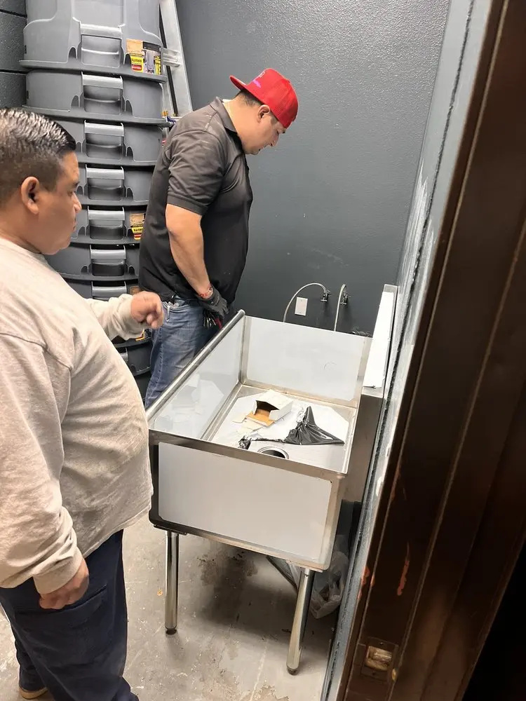 Commercial plumbing and sink installation in Central Hunter